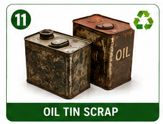 Oil Tin Scrap